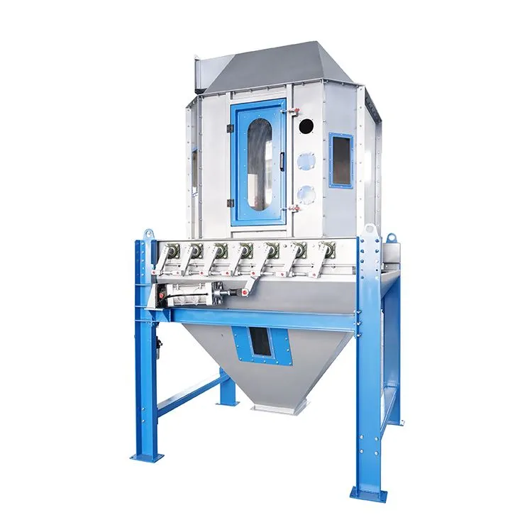 Противоточен охладител за пелети